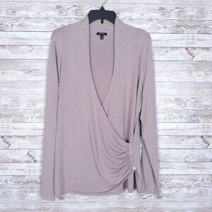 Apt 9 Wrap Sweater XL Blush 971